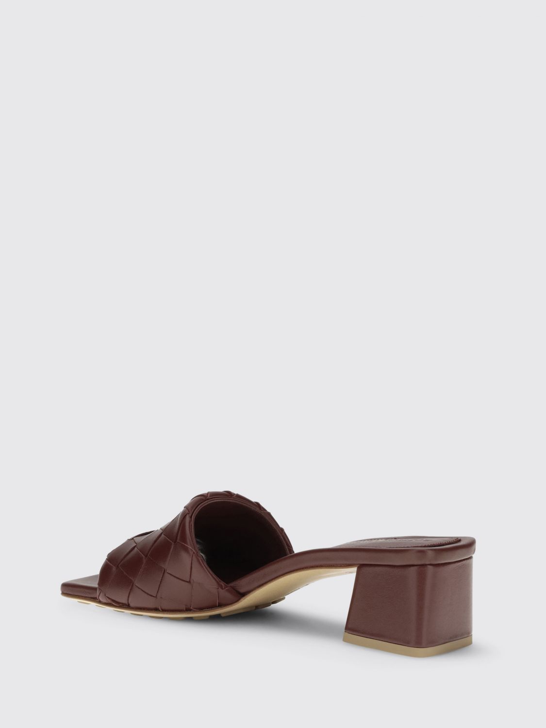 Bottega Veneta Heeled Sandal Woman Wine BOTTEGA VENETA