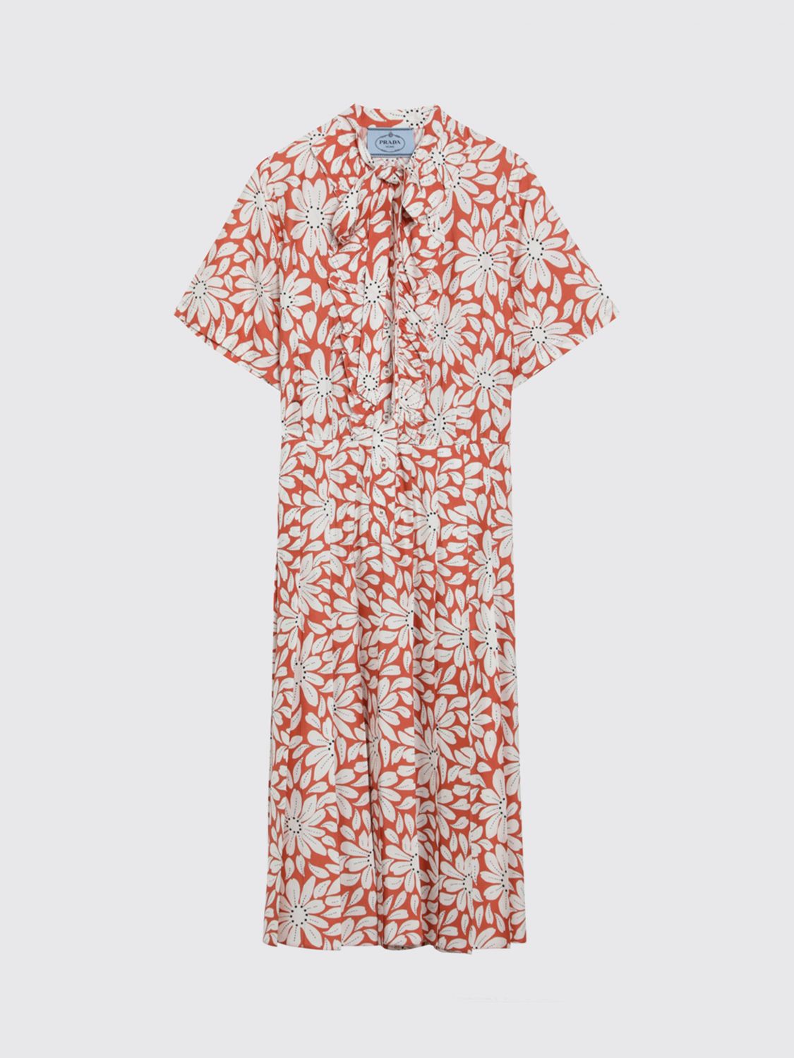 Prada Dress Woman Red PRADA