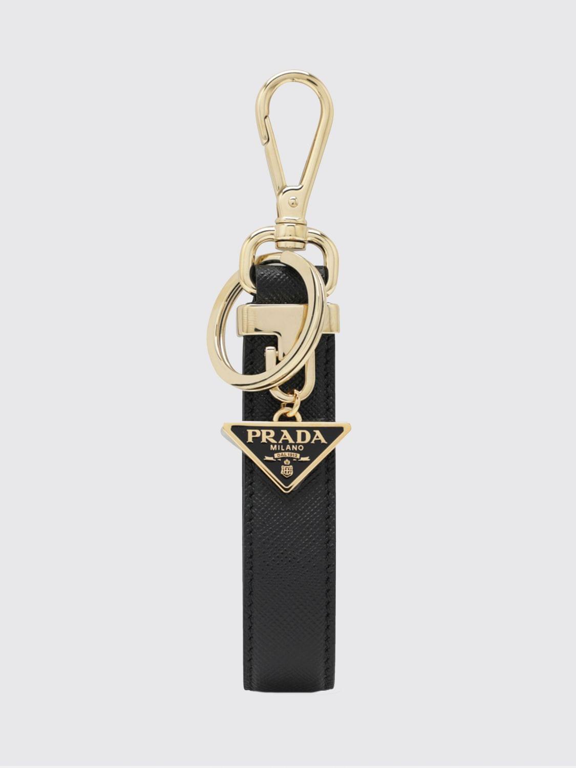 Prada Key Chain Woman Black PRADA