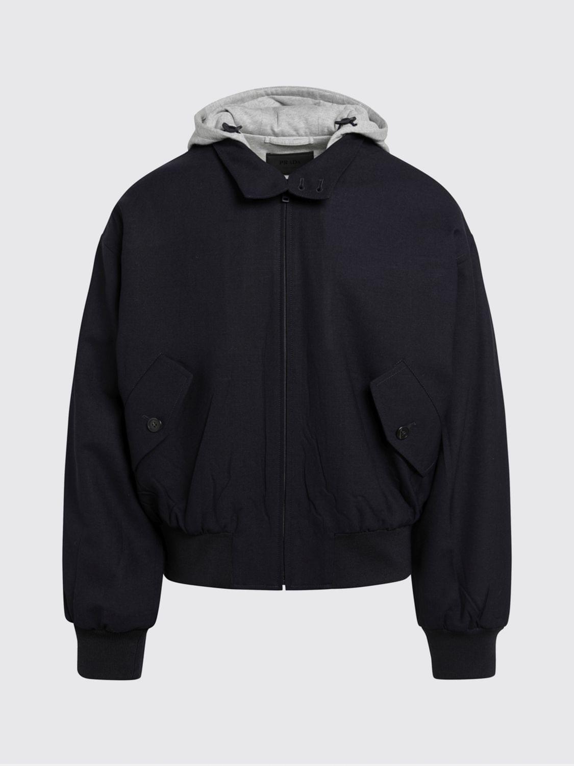 Prada Jacket Men Blue PRADA