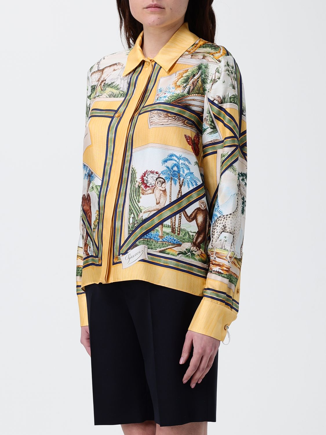 Gucci Shirt Woman Yellow GUCCI