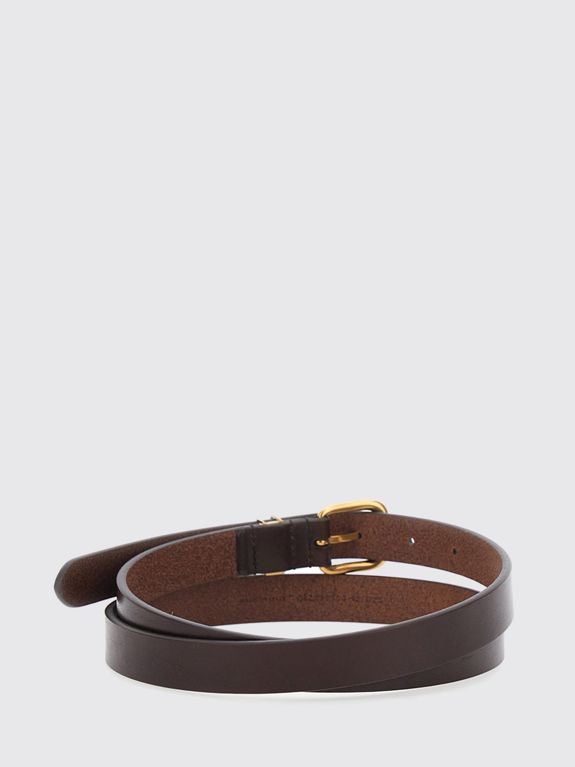 Saint Laurent Belt Men Brown SAINT LAURENT