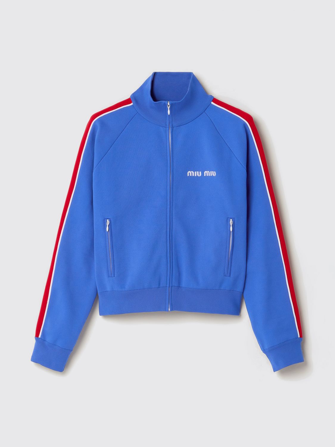 Miu Miu Sweatshirt Woman Blue MIU MIU