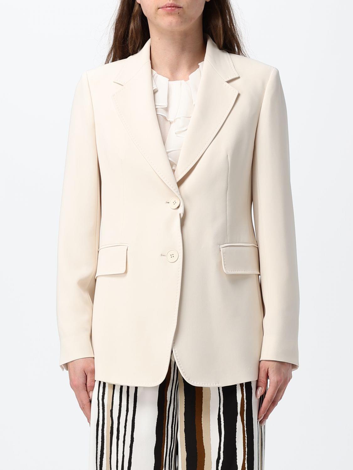 Max Mara Studio Blazer Woman Beige MAX MARA STUDIO