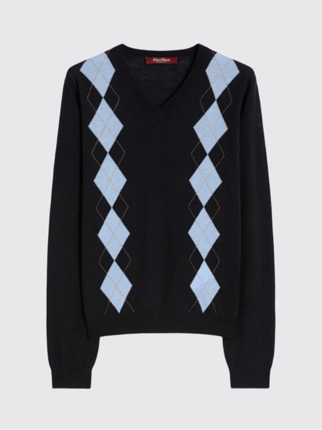 Max Mara Studio Sweater Woman Blue MAX MARA STUDIO
