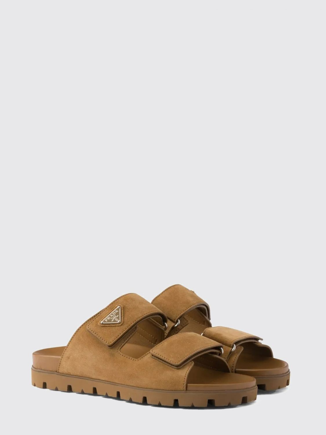 Prada Sandals Men Cocoa PRADA