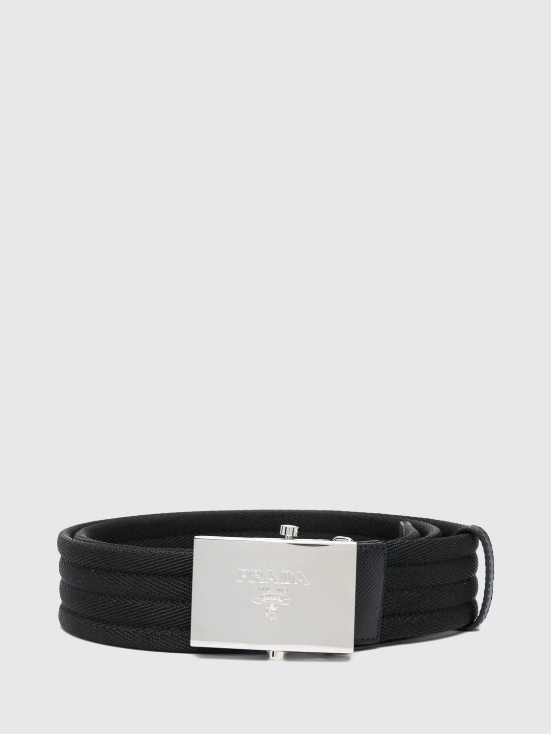 Prada Belt Men Black PRADA