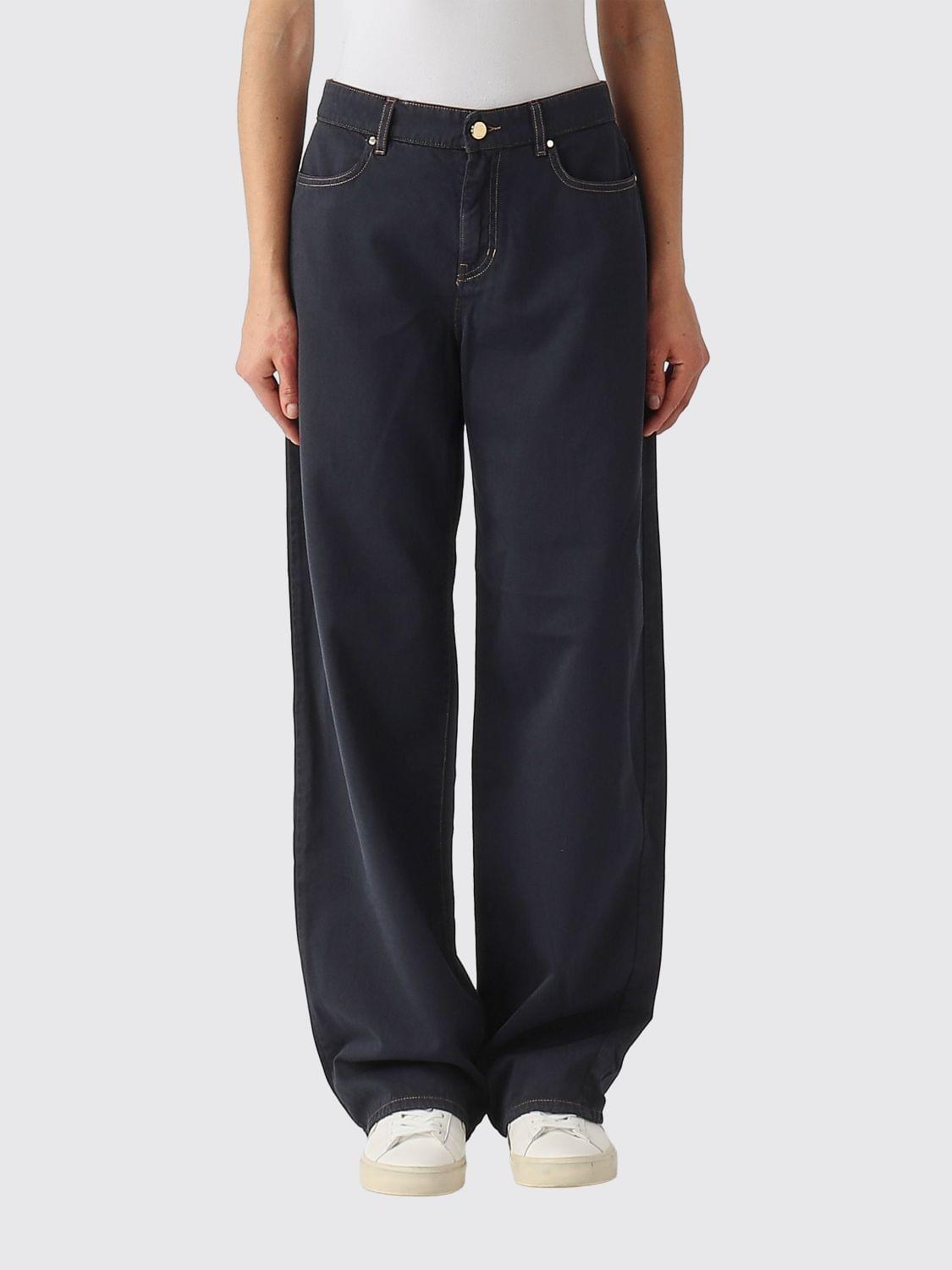 Max Mara Studio Pants Woman Blue MAX MARA STUDIO