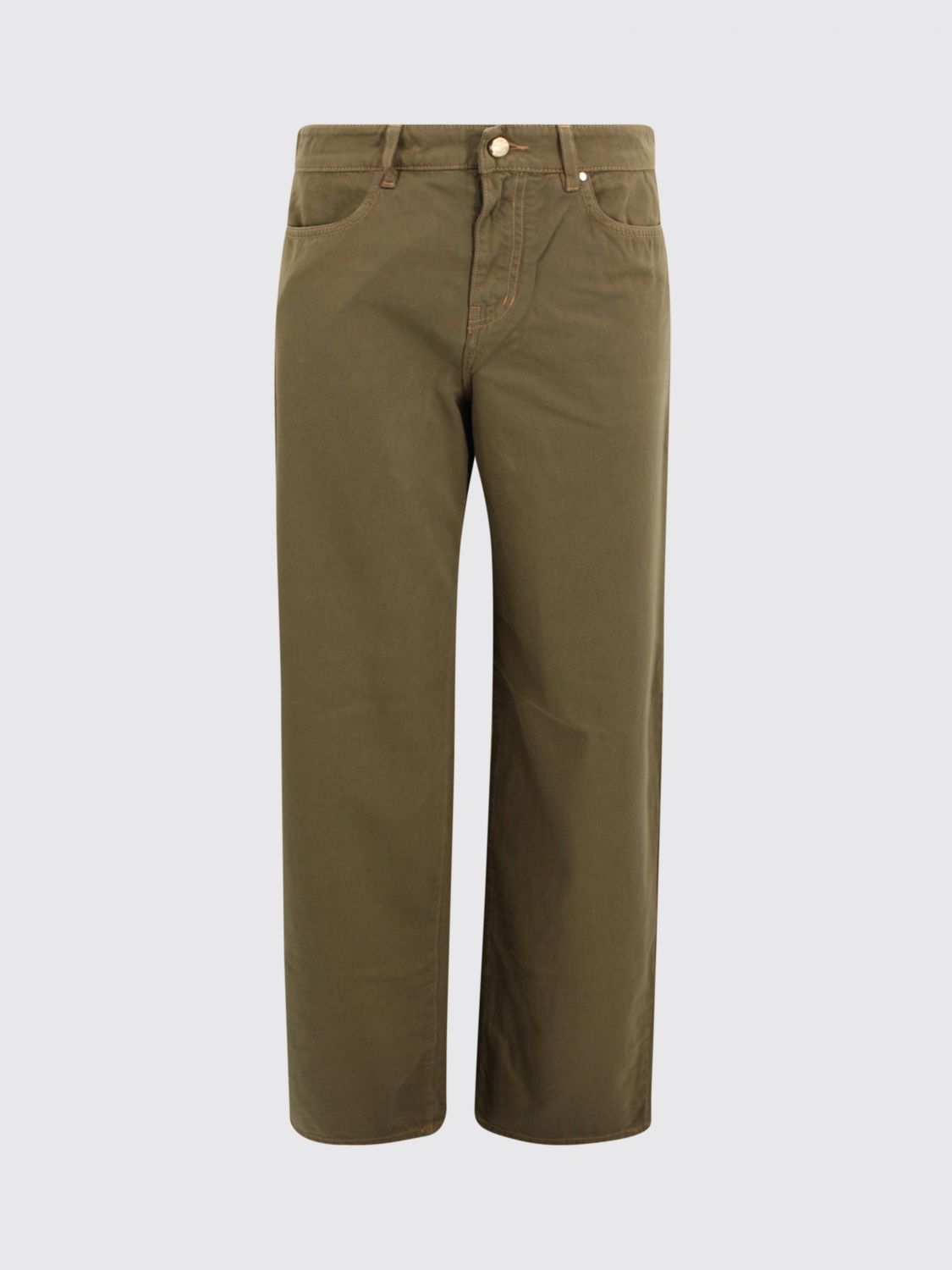 Max Mara Studio Pants Woman Green MAX MARA STUDIO