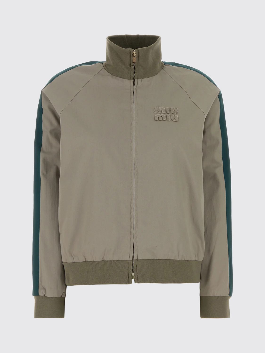 Miu Miu Sweatshirt Woman Kaki MIU MIU