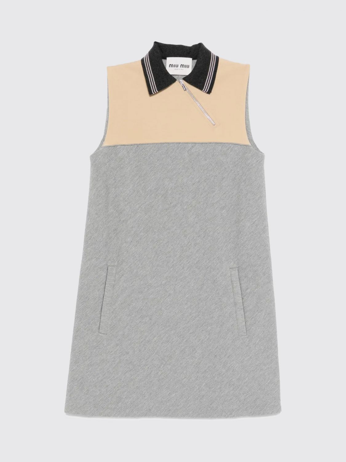 Miu Miu Dress Woman Grey MIU MIU