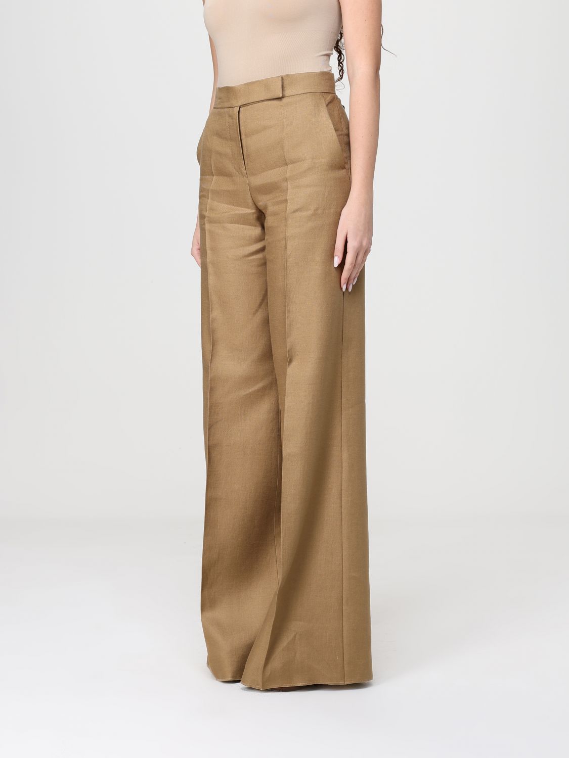 Max Mara Shorts Woman Beige MAX MARA
