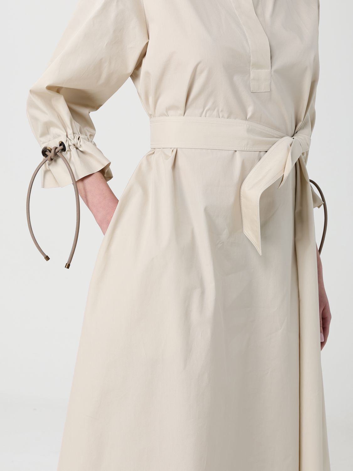 Max Mara Dress Woman Brown MAX MARA