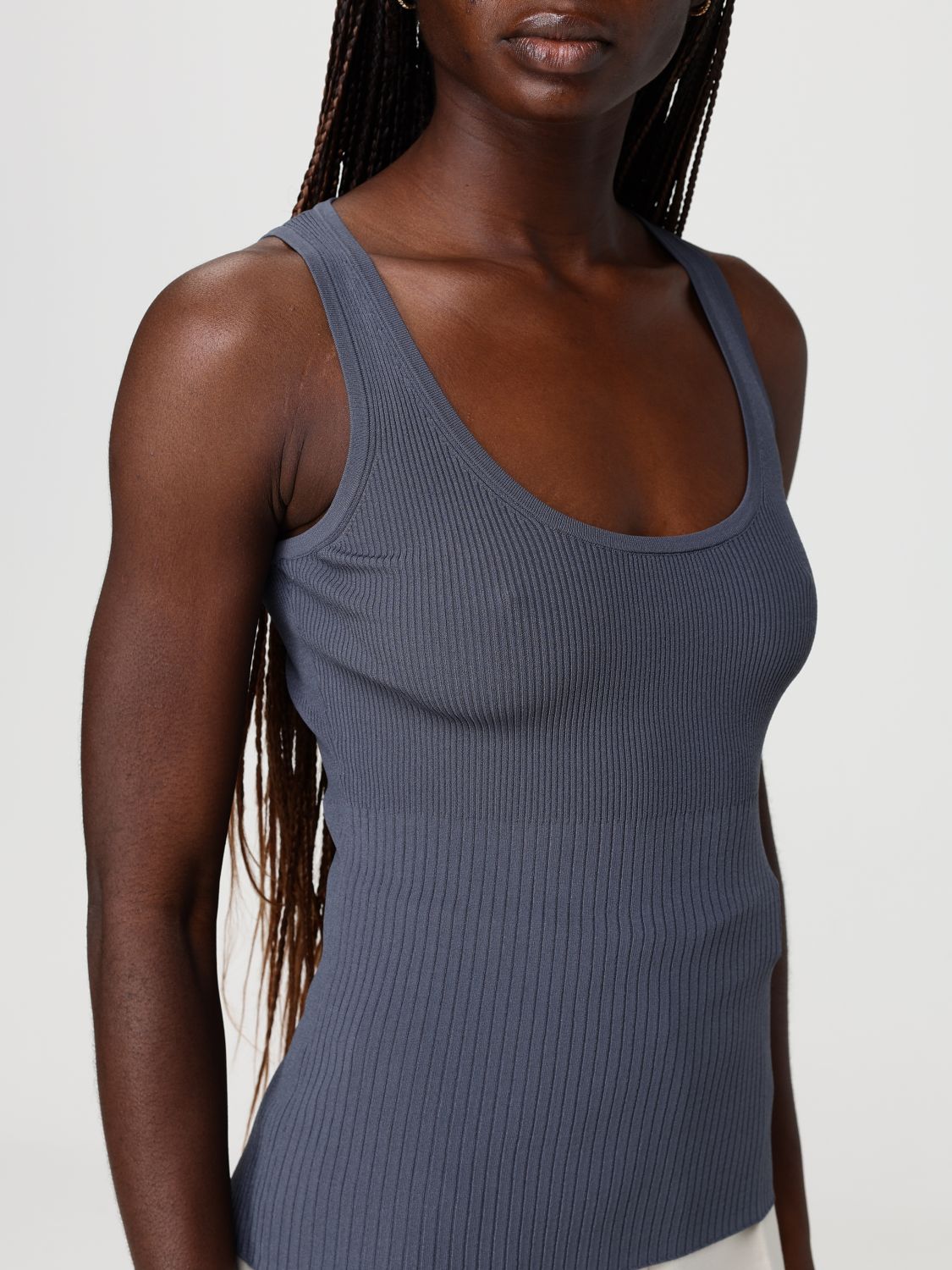 Max Mara Top Woman Grey MAX MARA