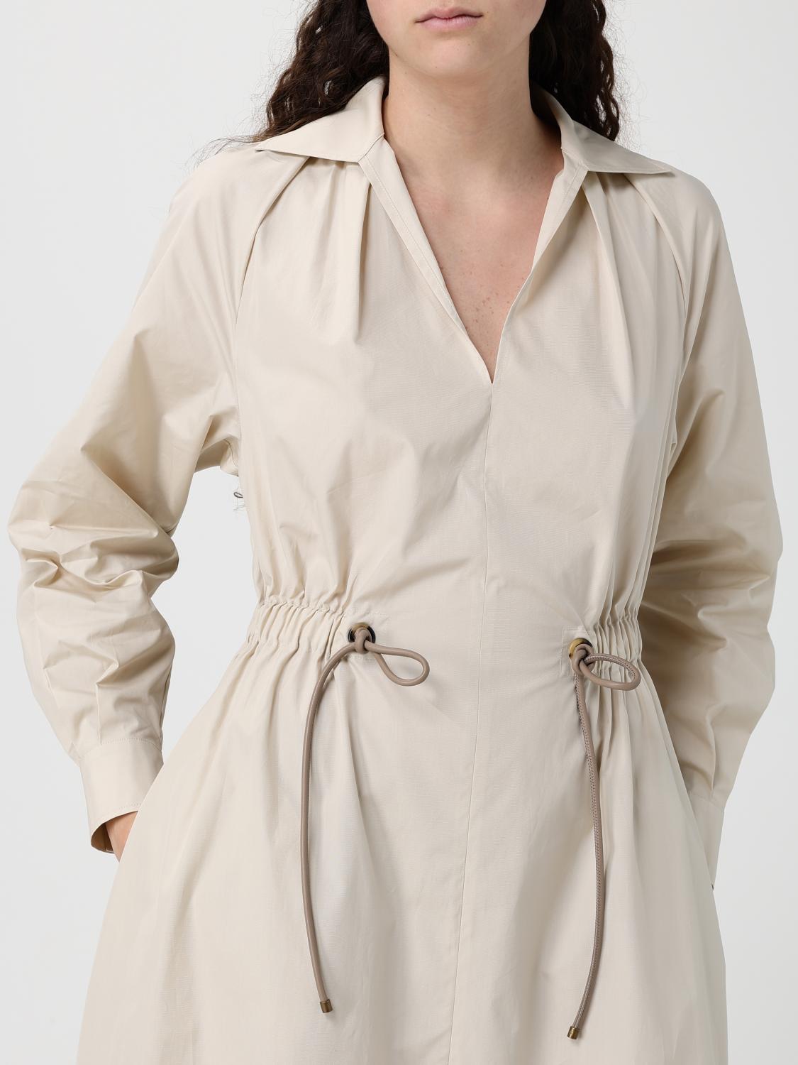 Max Mara Dress Woman Beige MAX MARA