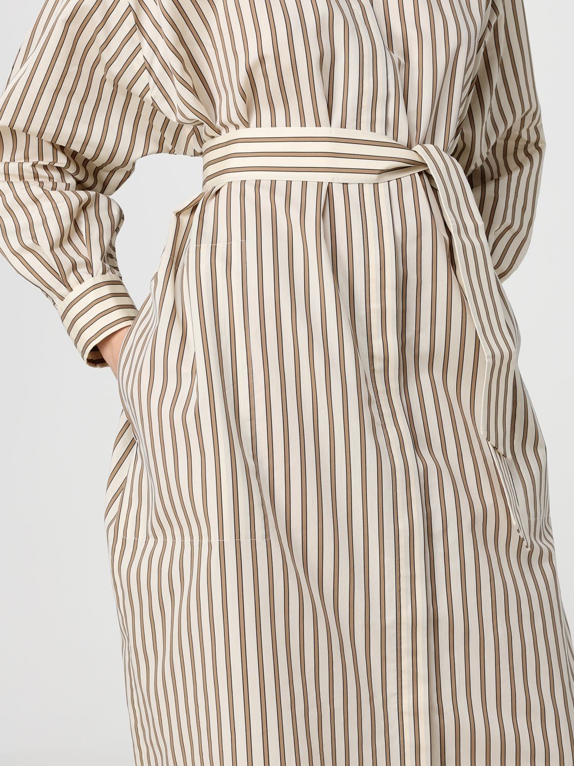 Max Mara Dress Woman Beige MAX MARA