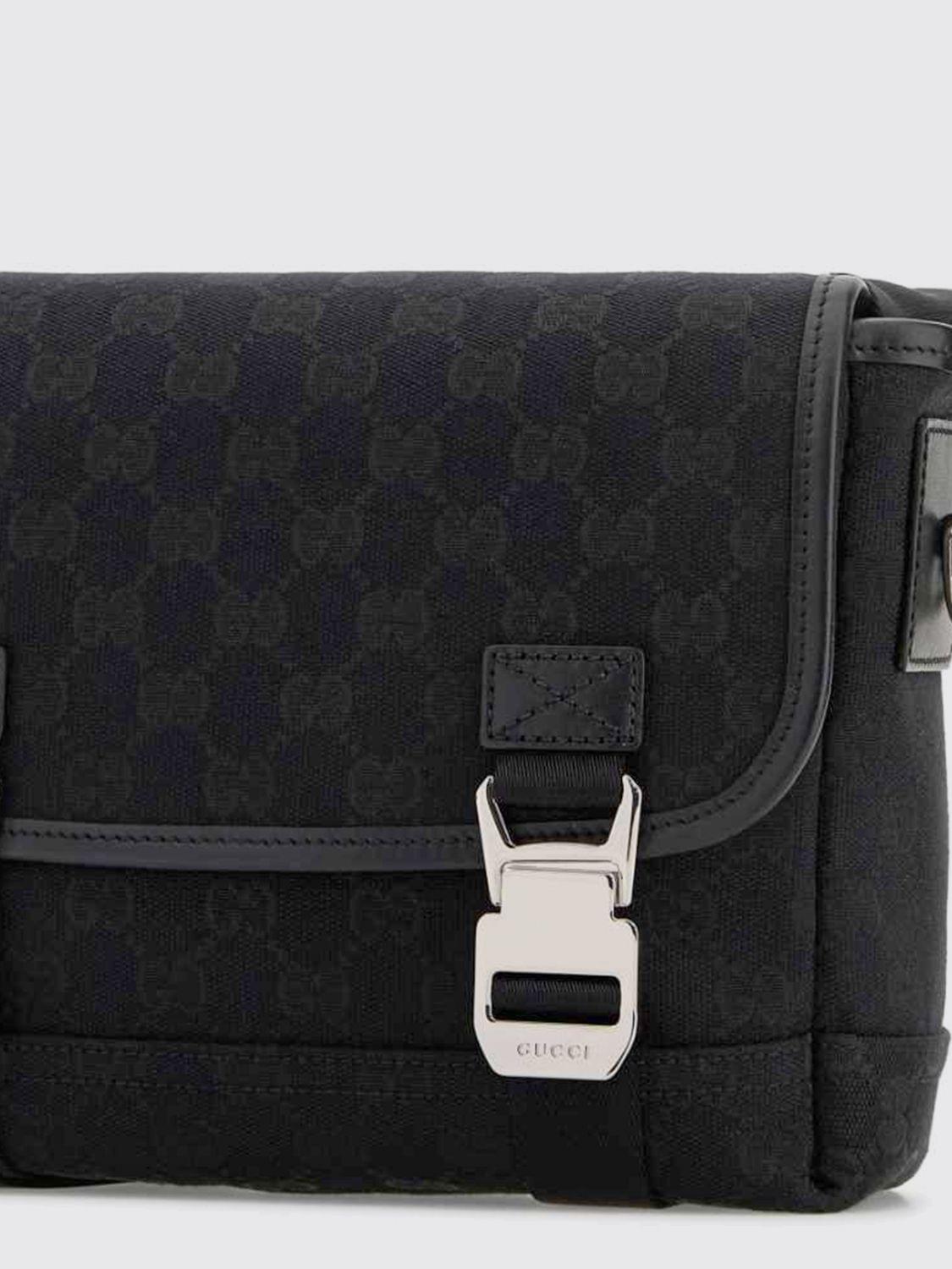 Gucci Shoulder Bag Men Black GUCCI