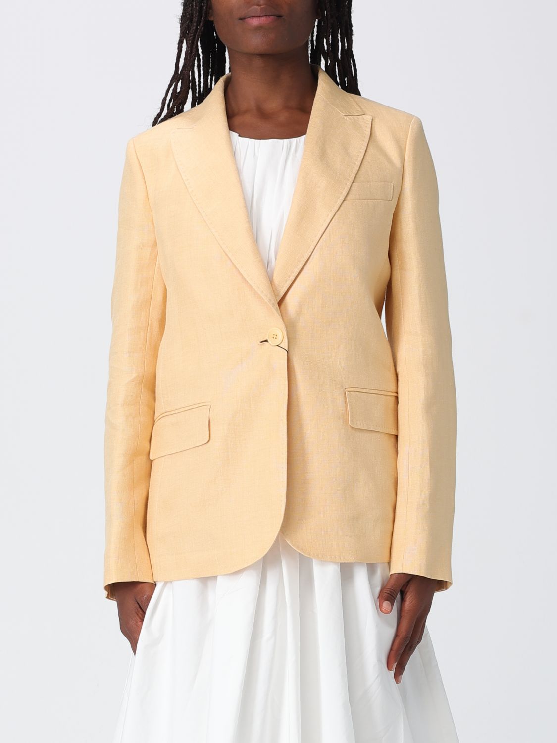 Weekend Max Mara Jacket Woman Yellow WEEKEND MAX MARA