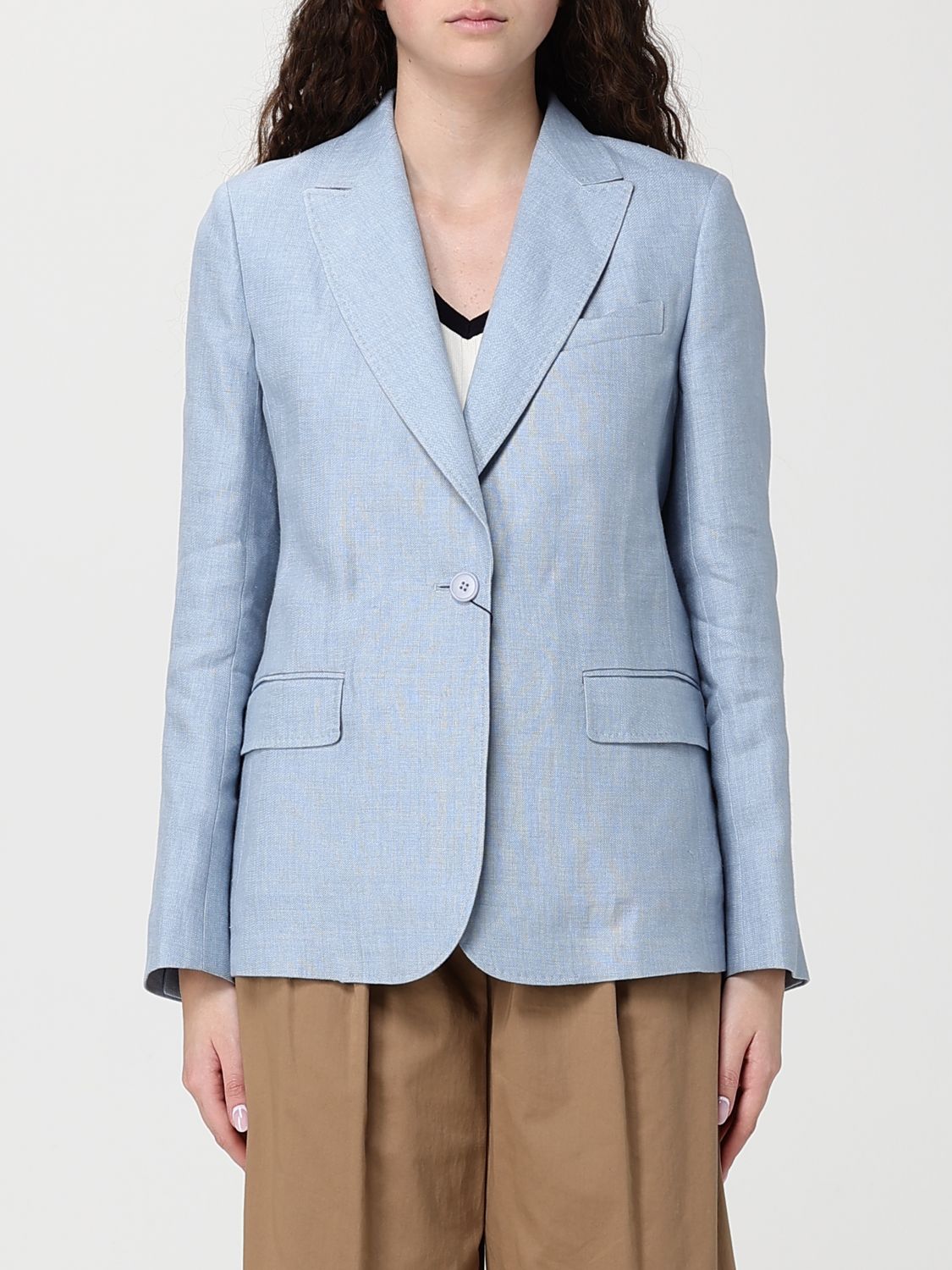 Weekend Max Mara Jacket Woman Blue WEEKEND MAX MARA