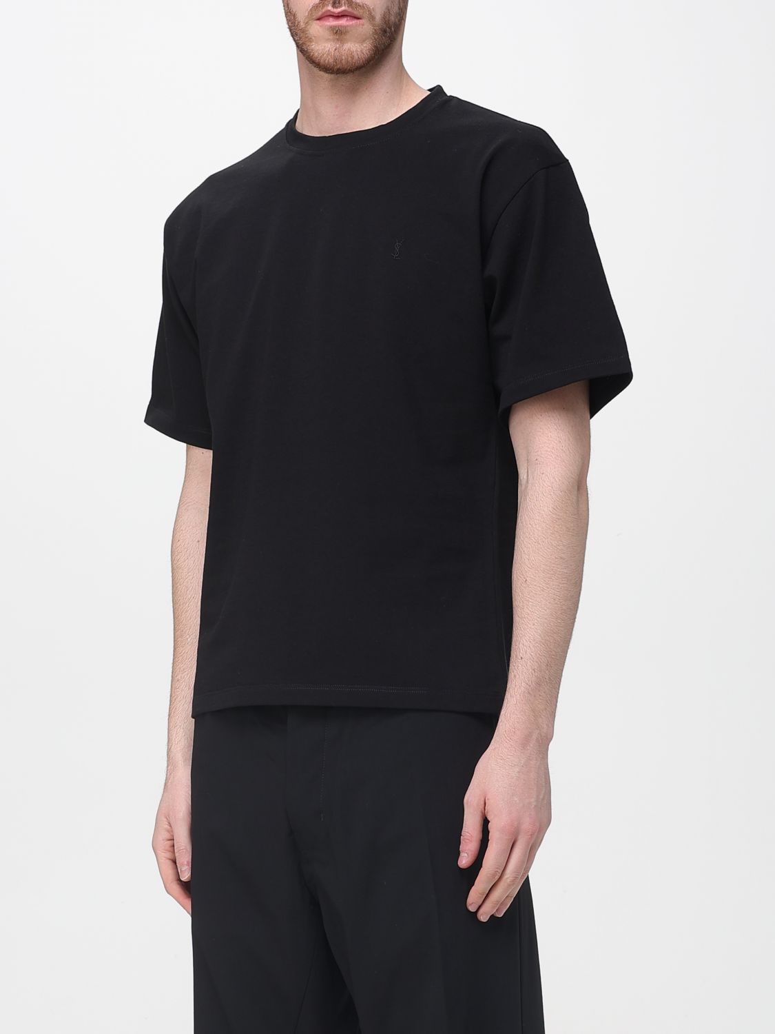 Saint Laurent T-Shirt Men Black SAINT LAURENT