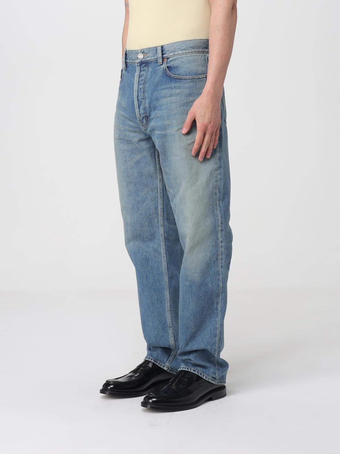 Saint Laurent Jeans Men Blue SAINT LAURENT