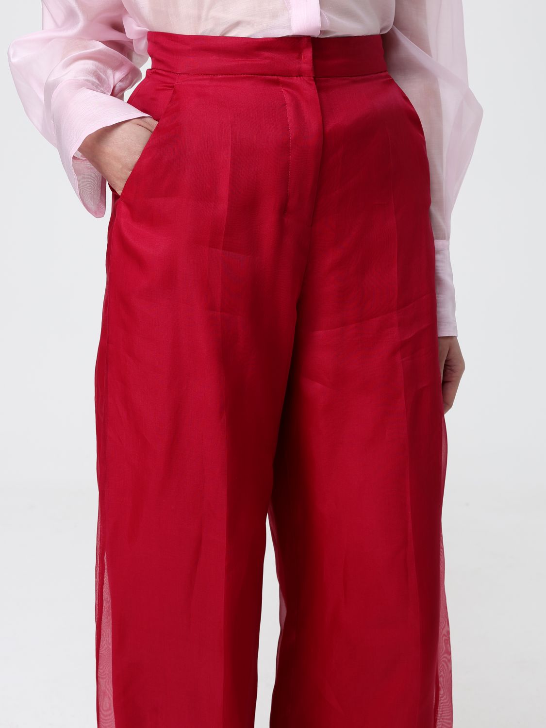 Max Mara Pants Woman Red MAX MARA