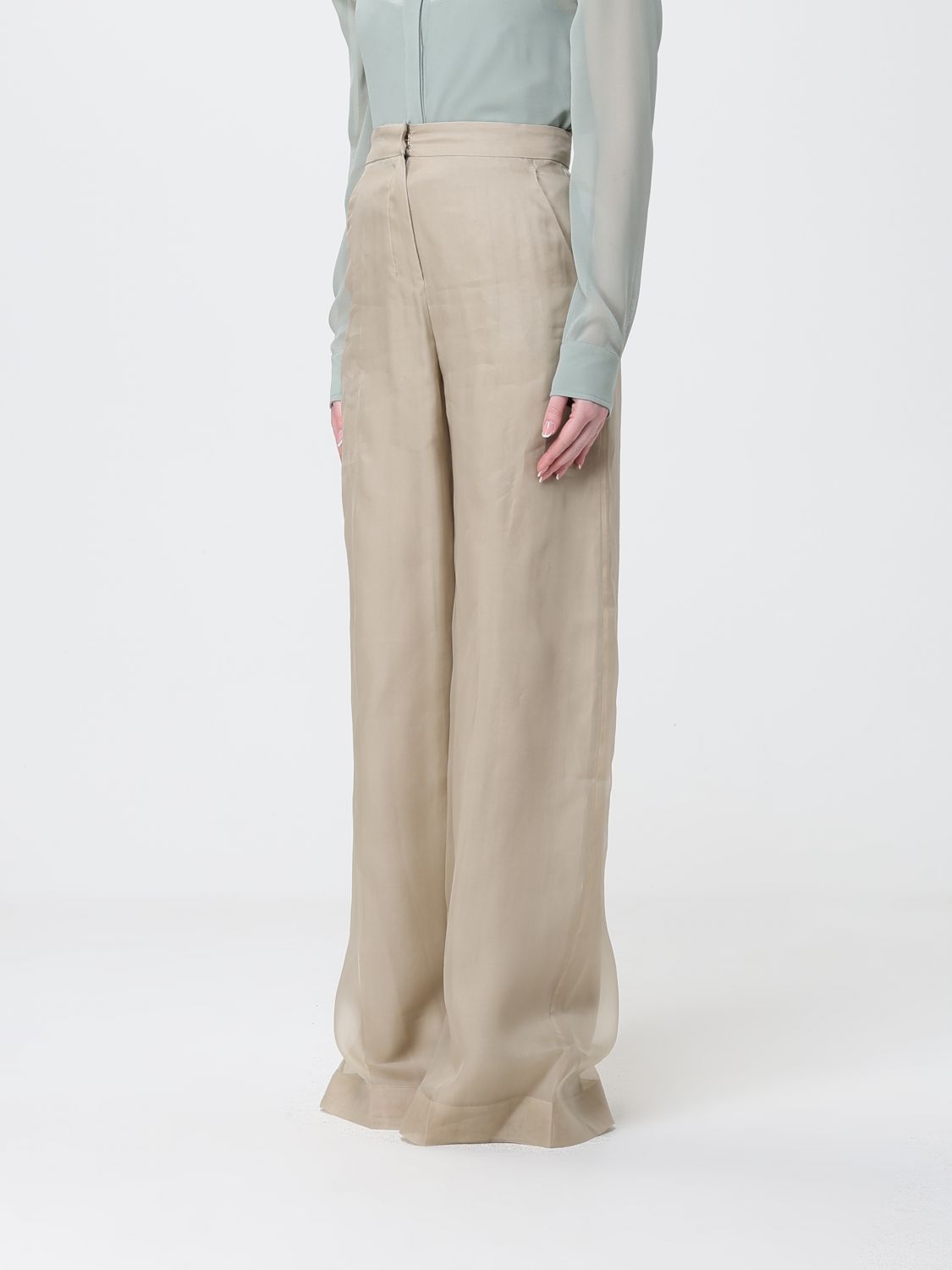 Max Mara Pianoforte Pants Woman Sand MAX MARA