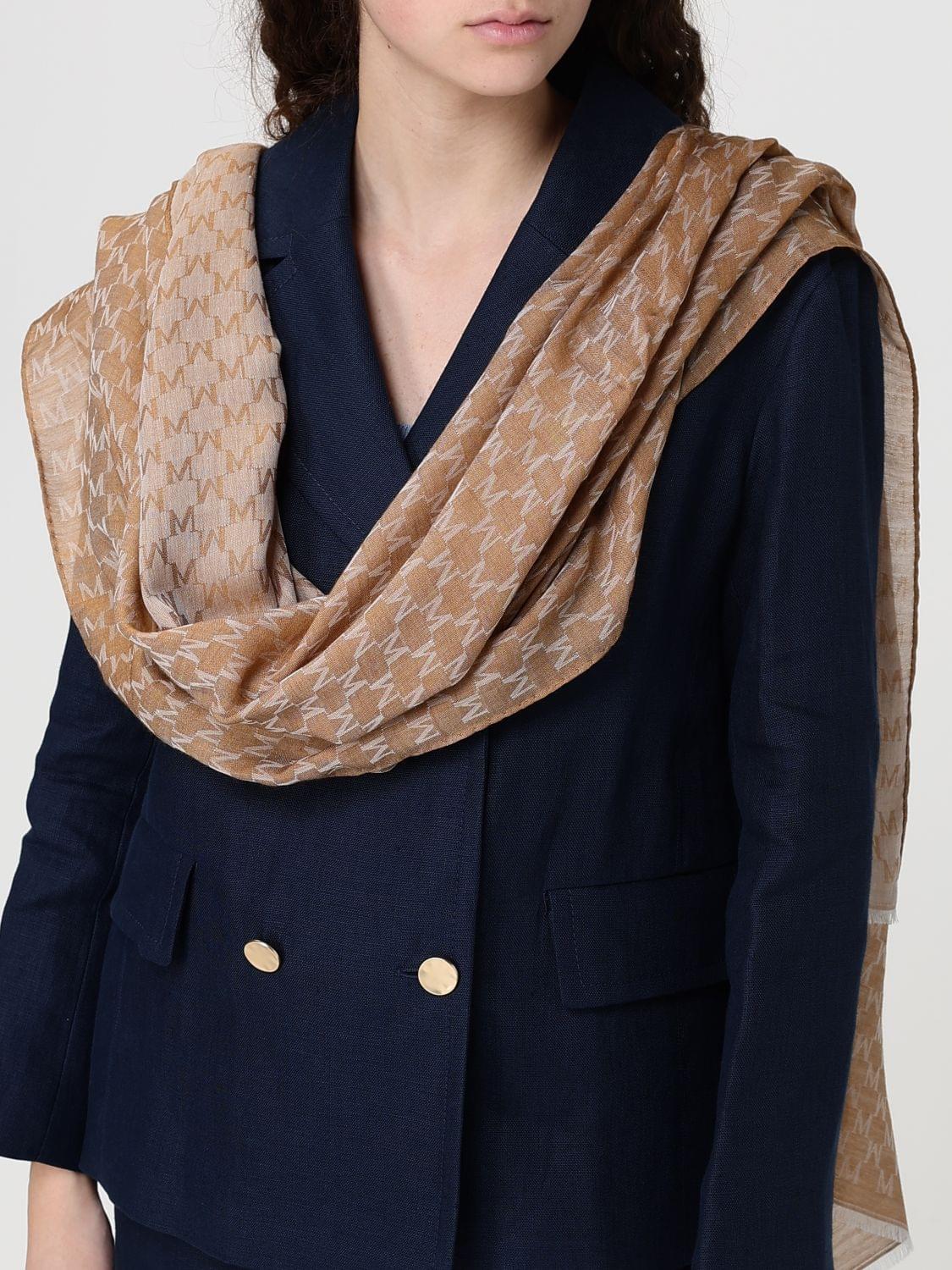 Max Mara Scarf Woman Brown MAX MARA