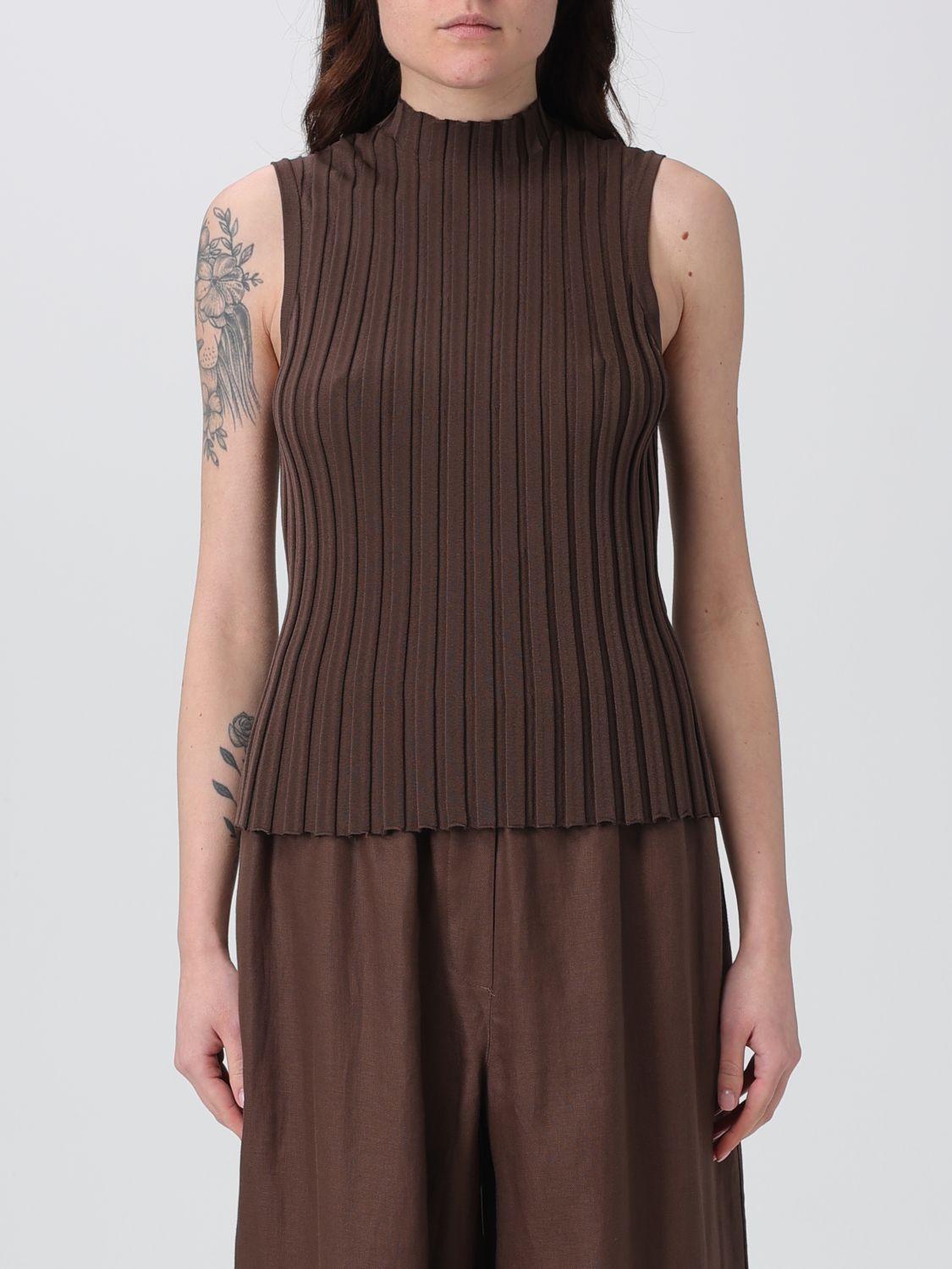 Weekend Max Mara Top Woman Brown WEEKEND MAX MARA