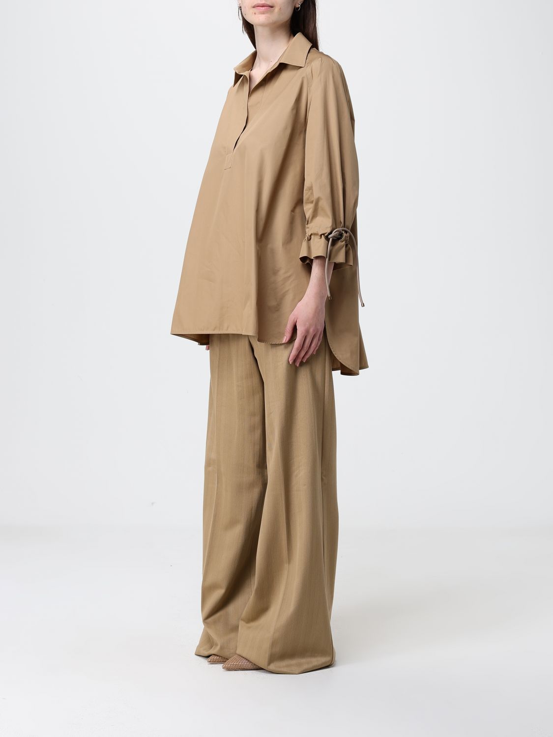 Max Mara Shirt Woman Beige MAX MARA