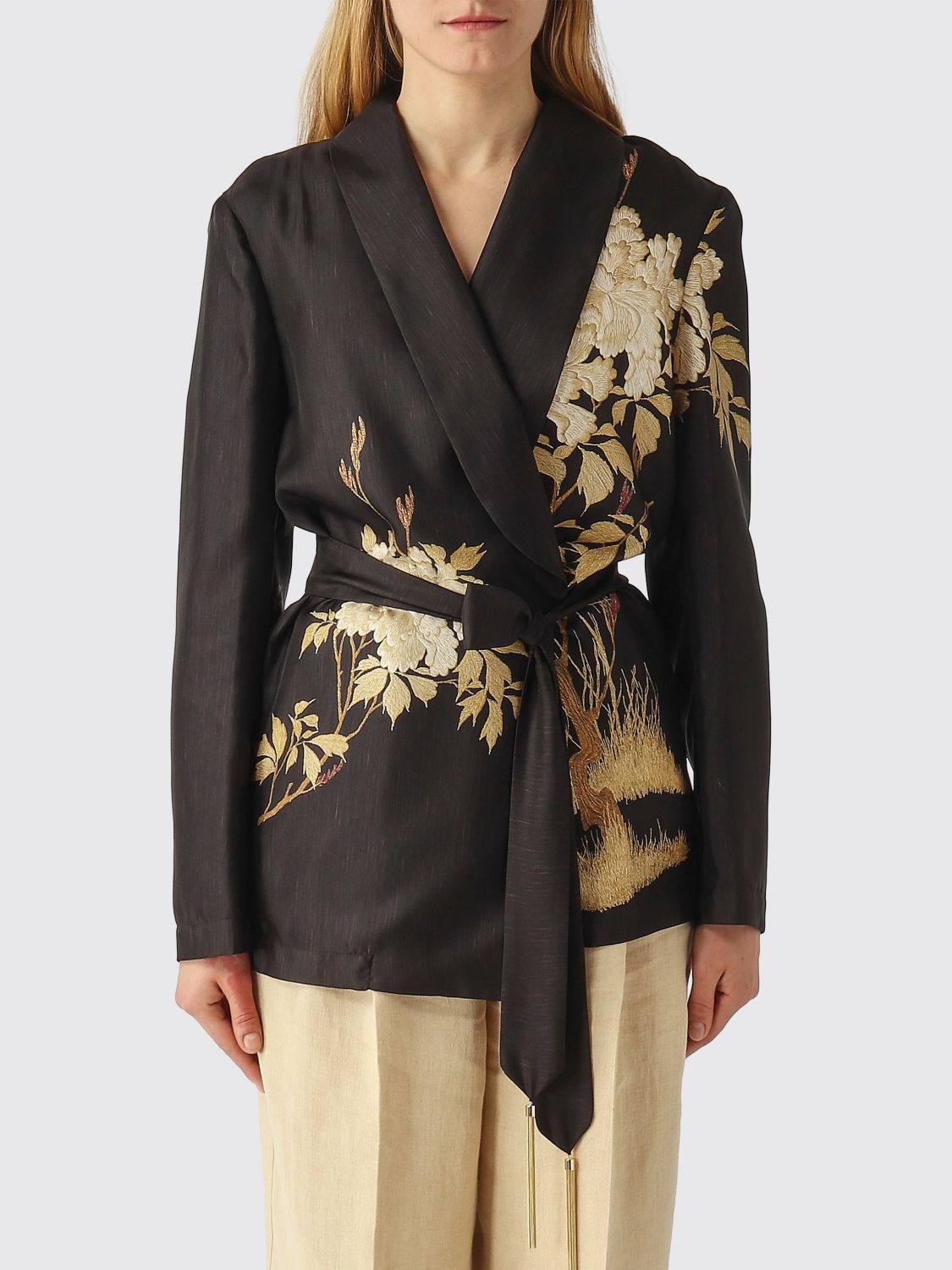 Max Mara Studio Jacket Woman Black MAX MARA STUDIO