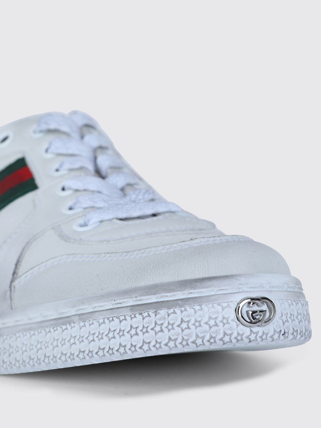 Gucci Women Stretch Used Leather Sneakers Gucci GUCCI