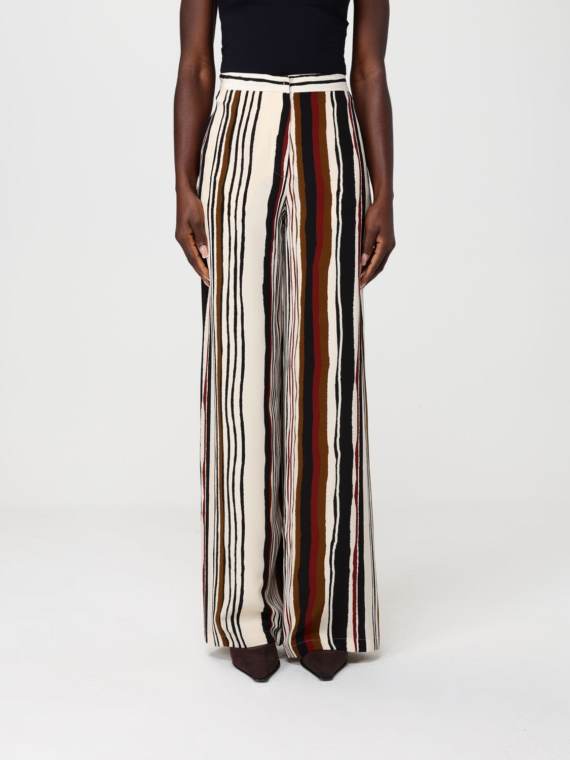 Max Mara Studio Pants Woman Brown MAX MARA STUDIO