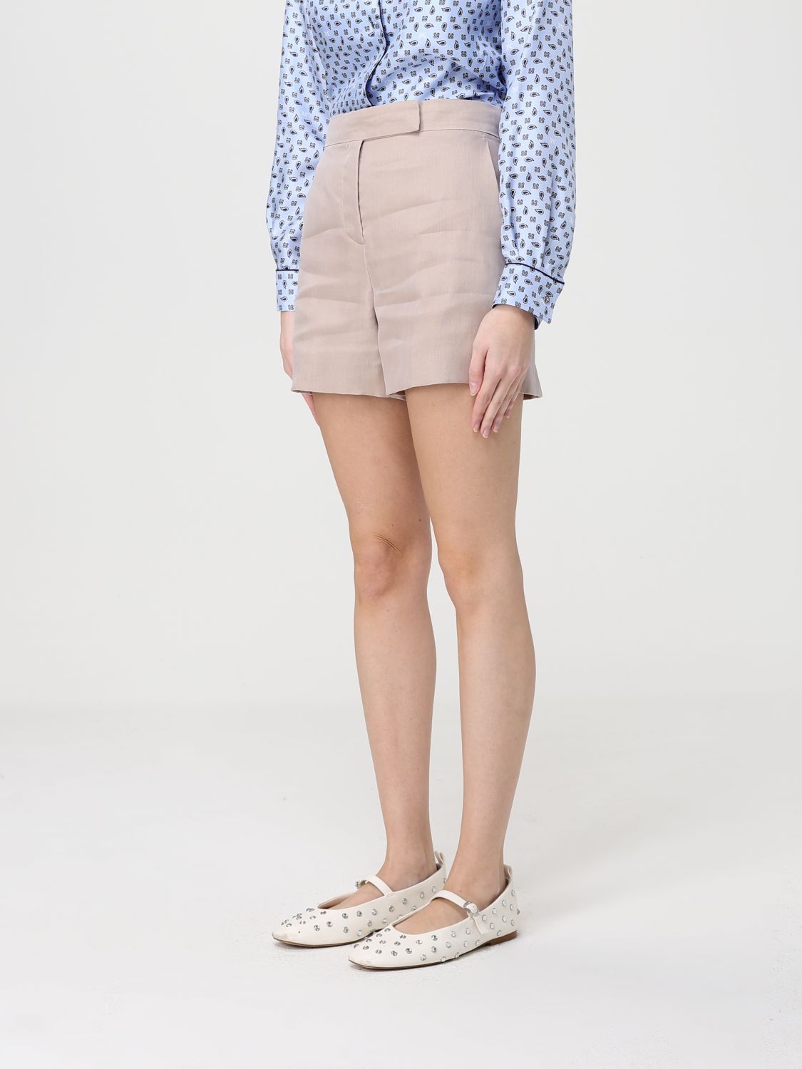Max Mara Shorts Woman Brown MAX MARA