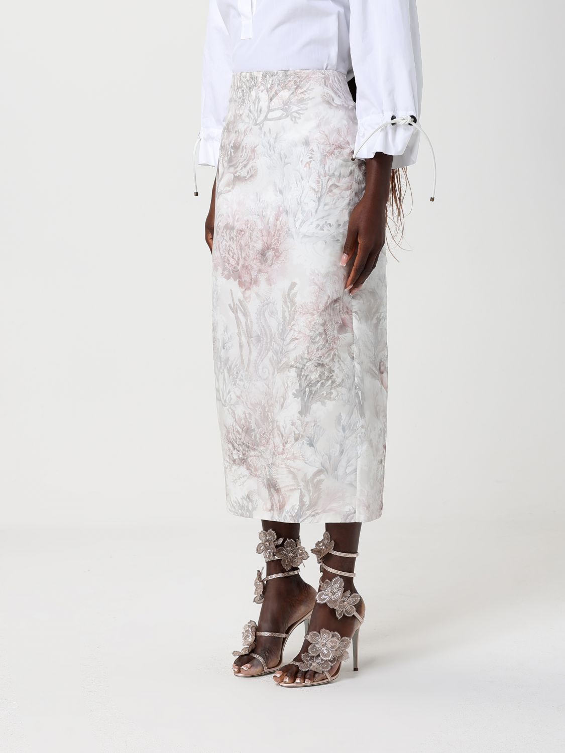 Max Mara Skirt Woman White MAX MARA