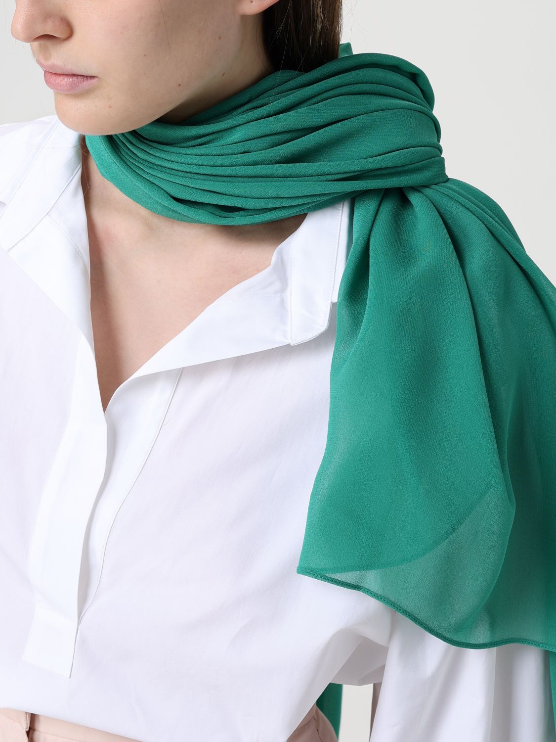 Max Mara Scarf Woman Green MAX MARA