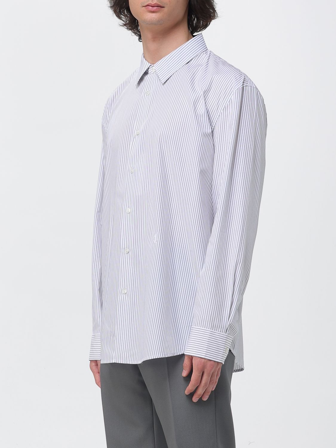 Saint Laurent Shirt Men Beige SAINT LAURENT