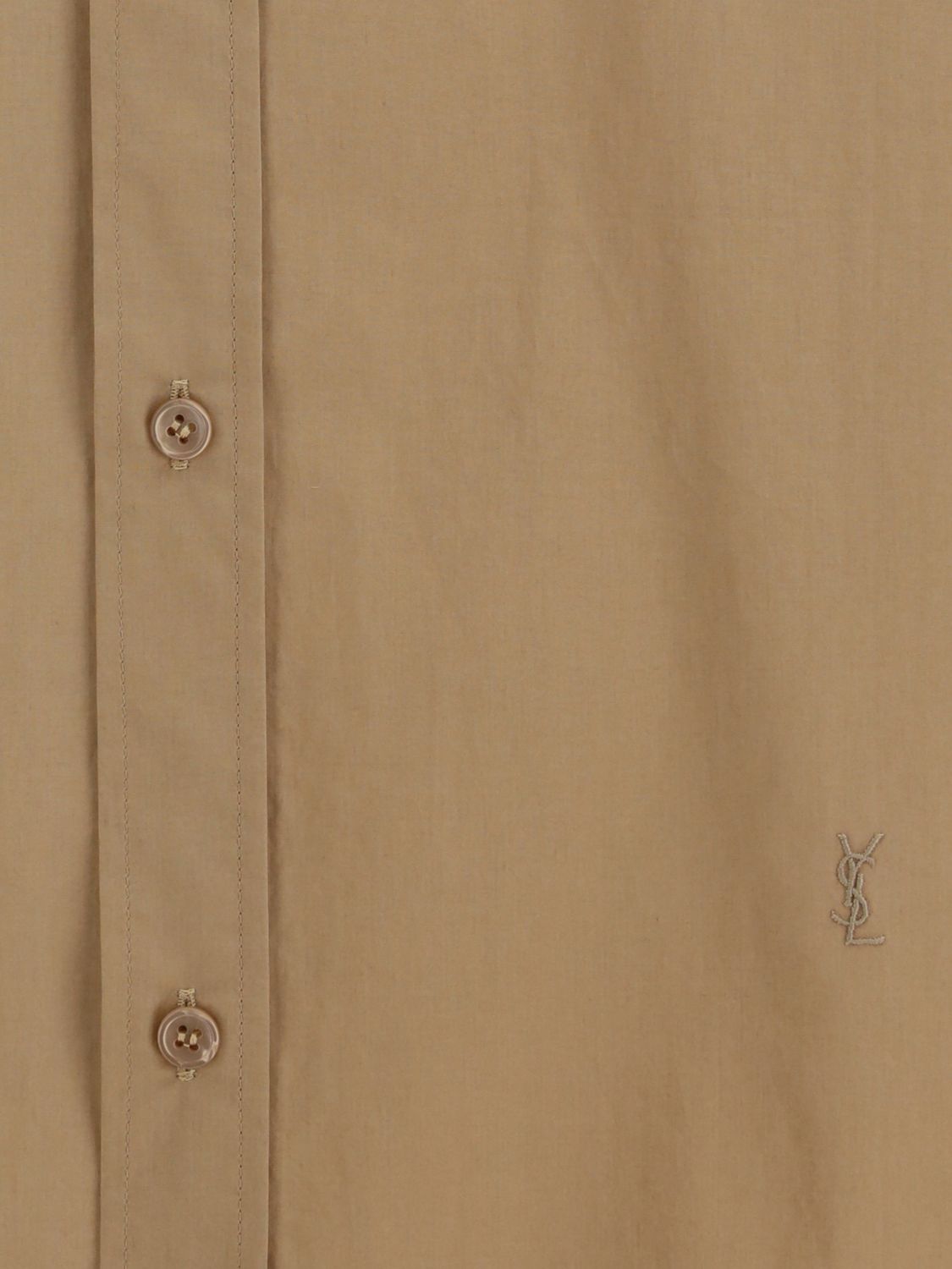 Saint Laurent Shirt Woman Brown SAINT LAURENT