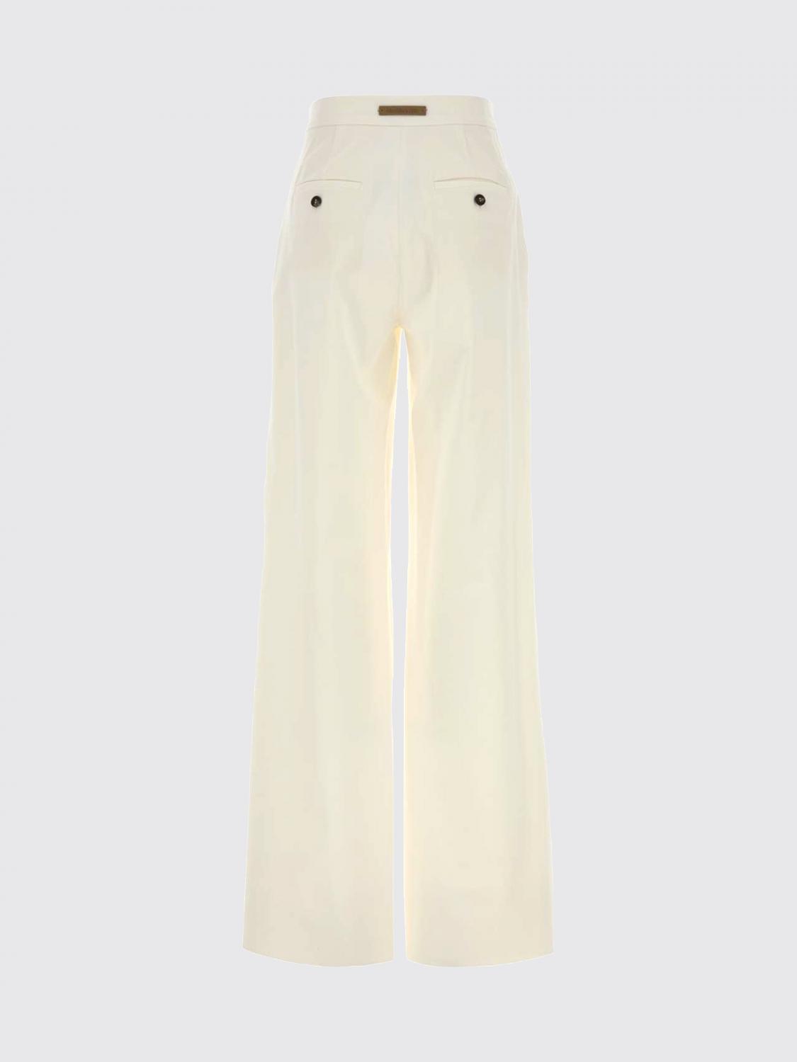 Max Mara Pants Woman White MAX MARA