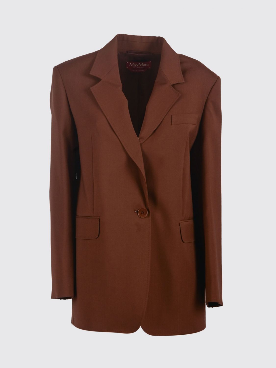 Max Mara Studio Blazer Woman Brown MAX MARA STUDIO