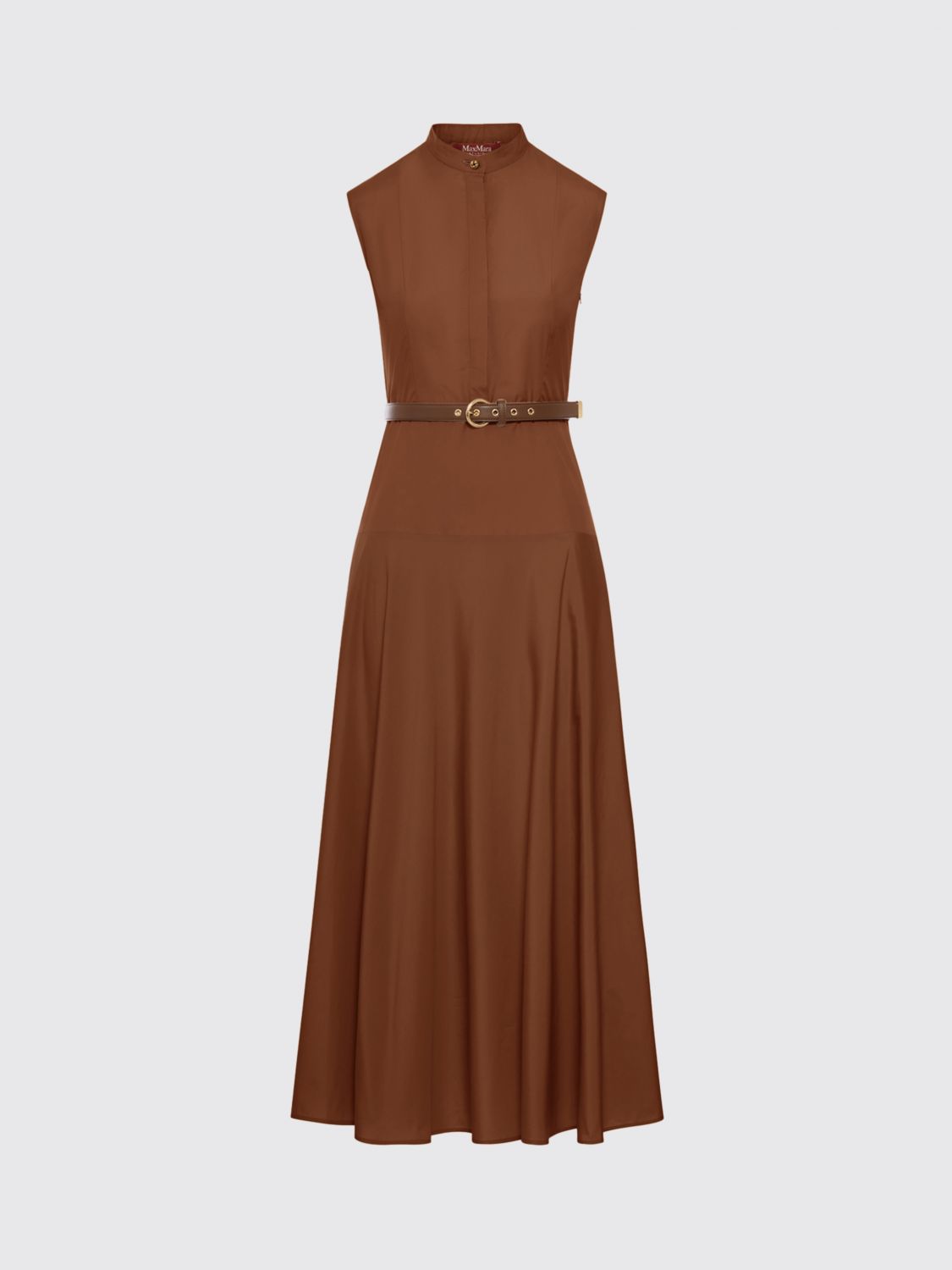 Max Mara Studio Dress Woman Mud MAX MARA STUDIO