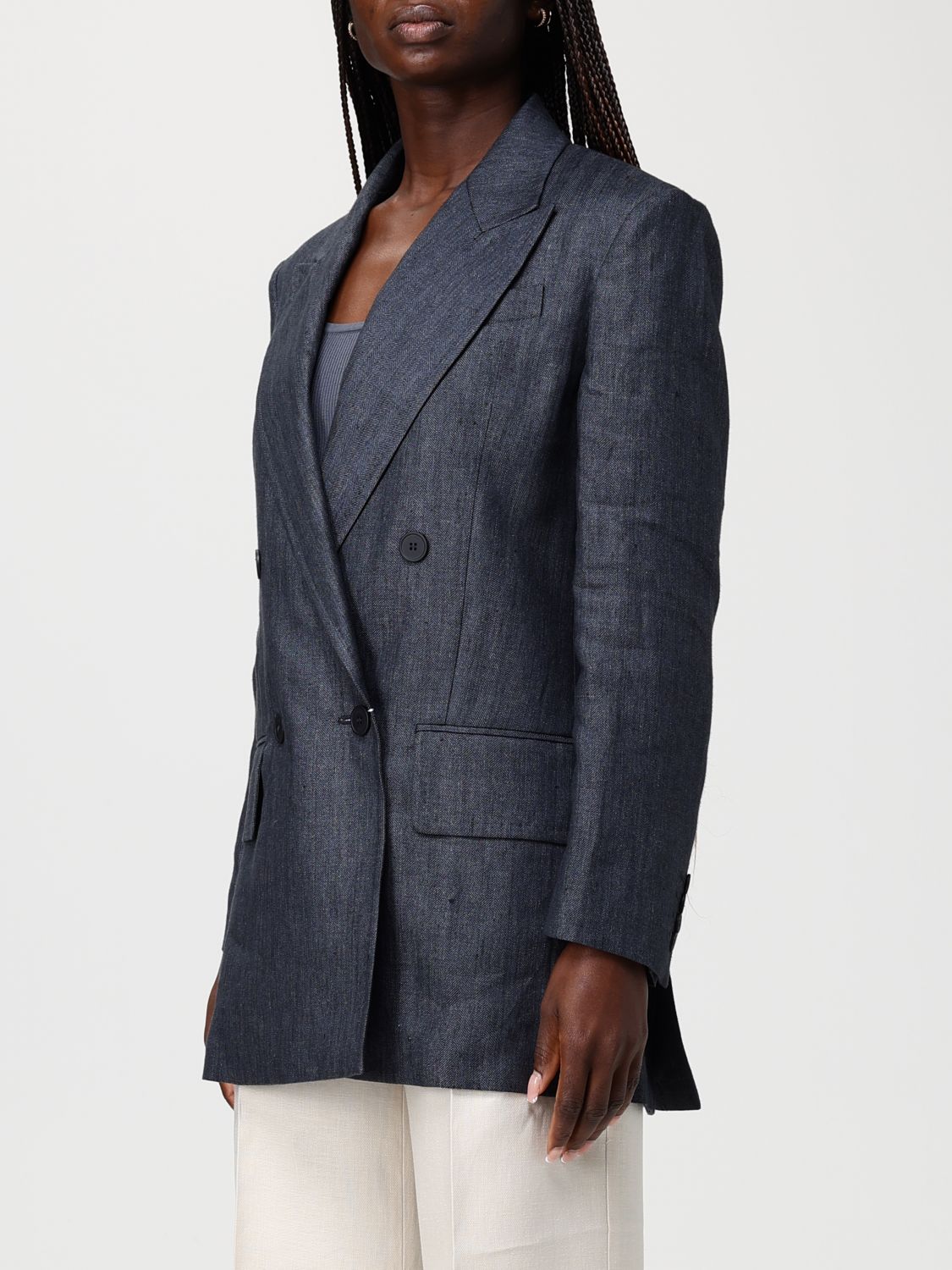 Max Mara Jacket Woman Grey MAX MARA