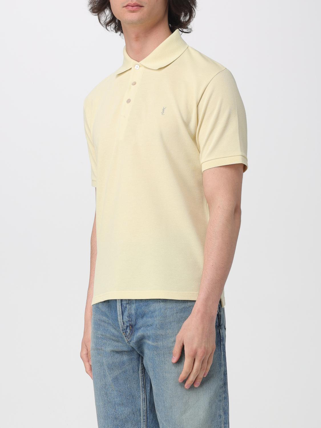 Saint Laurent Polo Shirt Men Green SAINT LAURENT