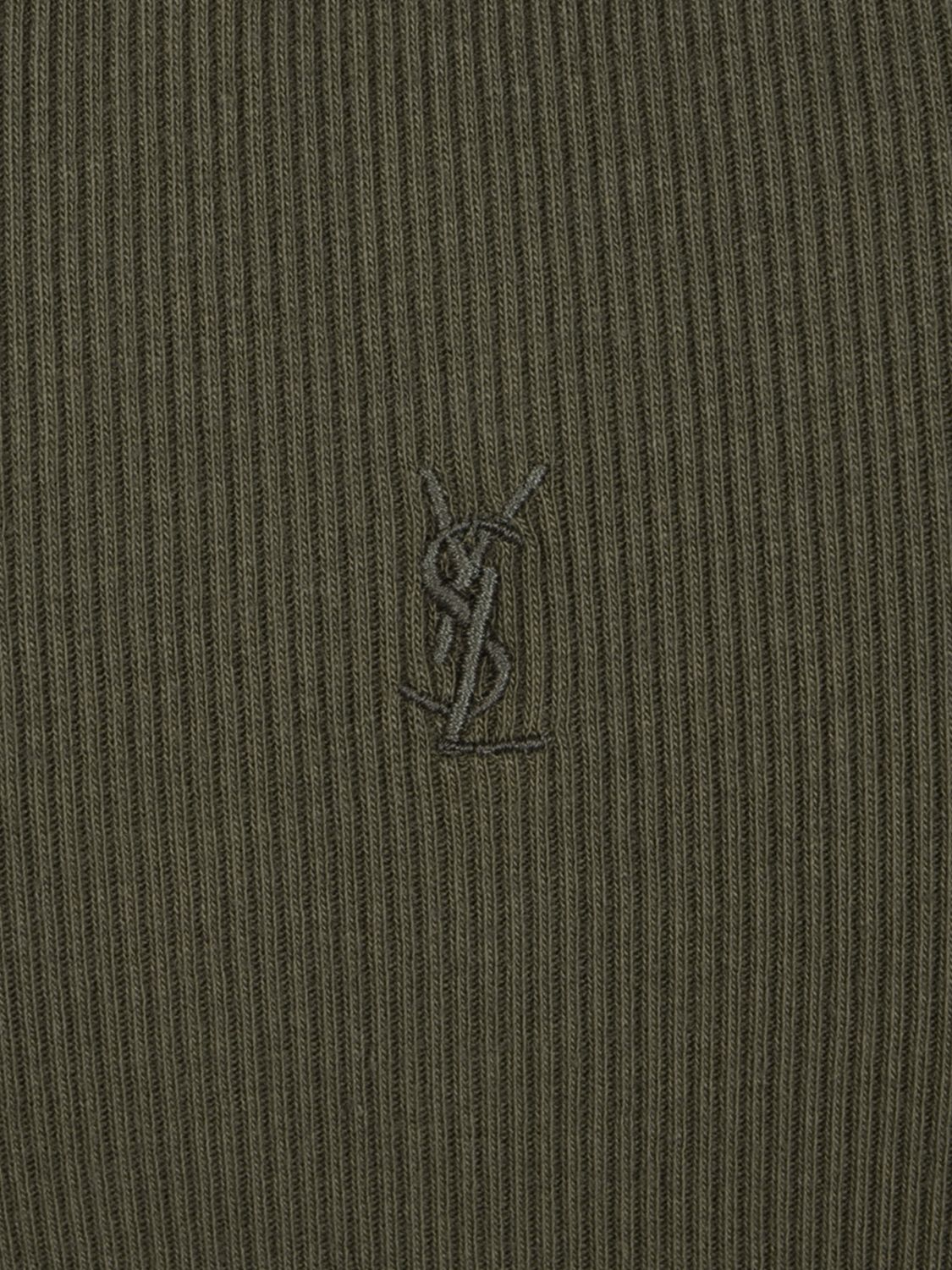 Saint Laurent T-Shirt Woman Green SAINT LAURENT