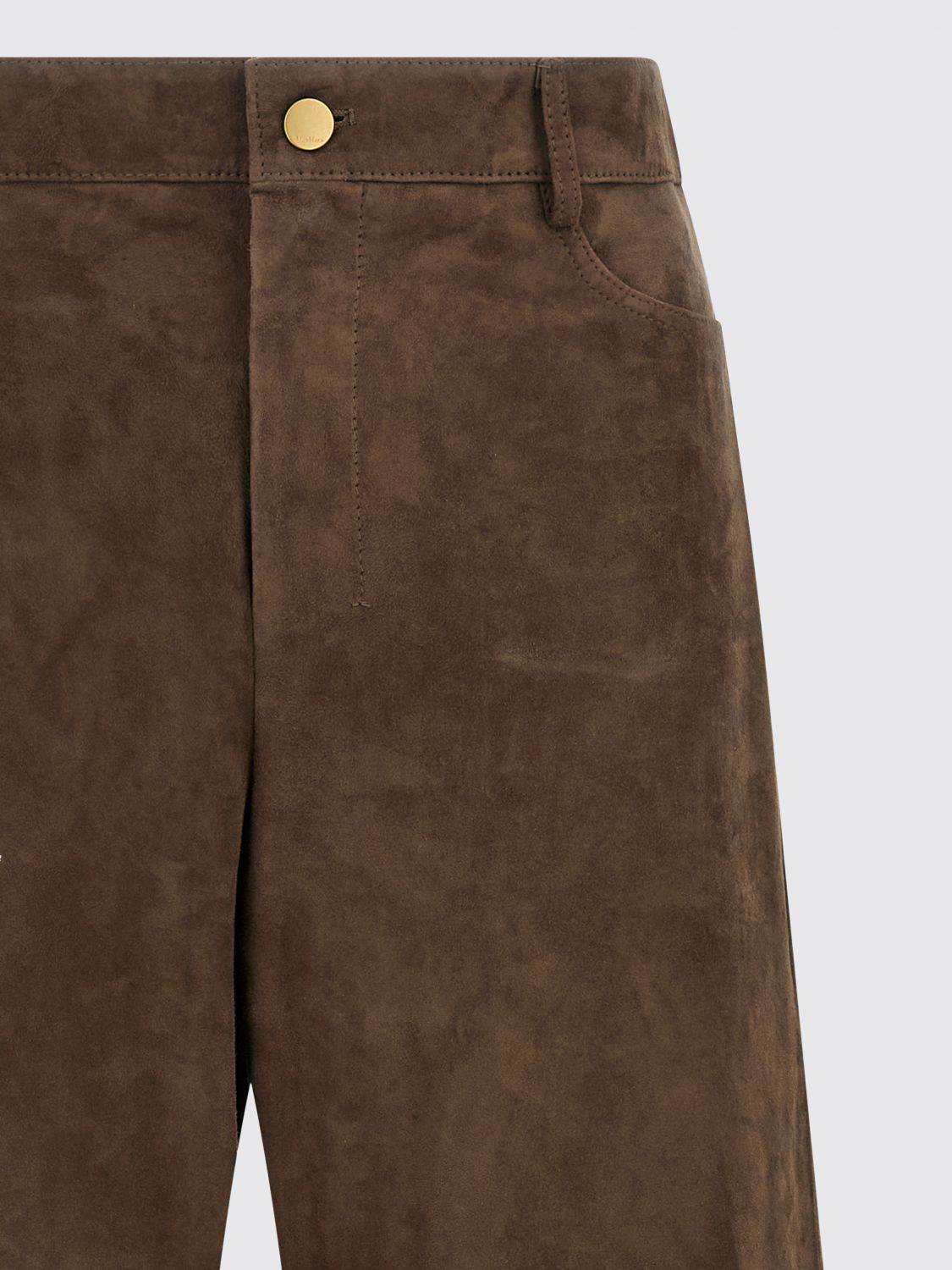 Max Mara Pants Woman Brown MAX MARA