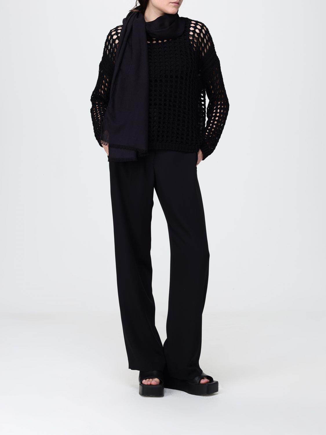 Max Mara Scarf Woman Black MAX MARA