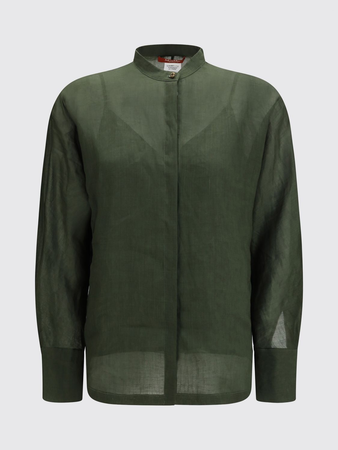 Max Mara Studio Shirt Woman Green MAX MARA STUDIO