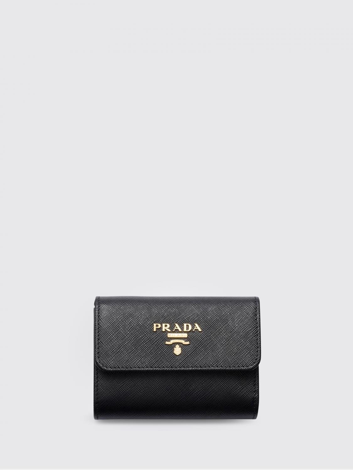 Prada Wallet Woman Black PRADA