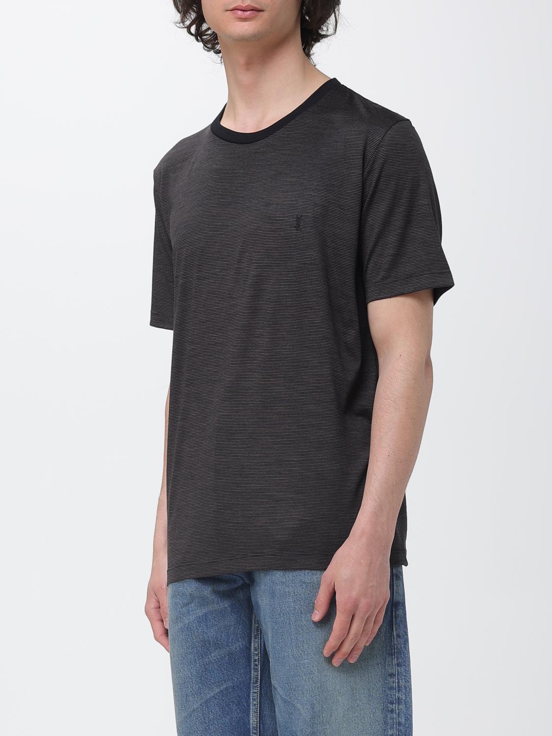 Saint Laurent T-Shirt Men Black SAINT LAURENT