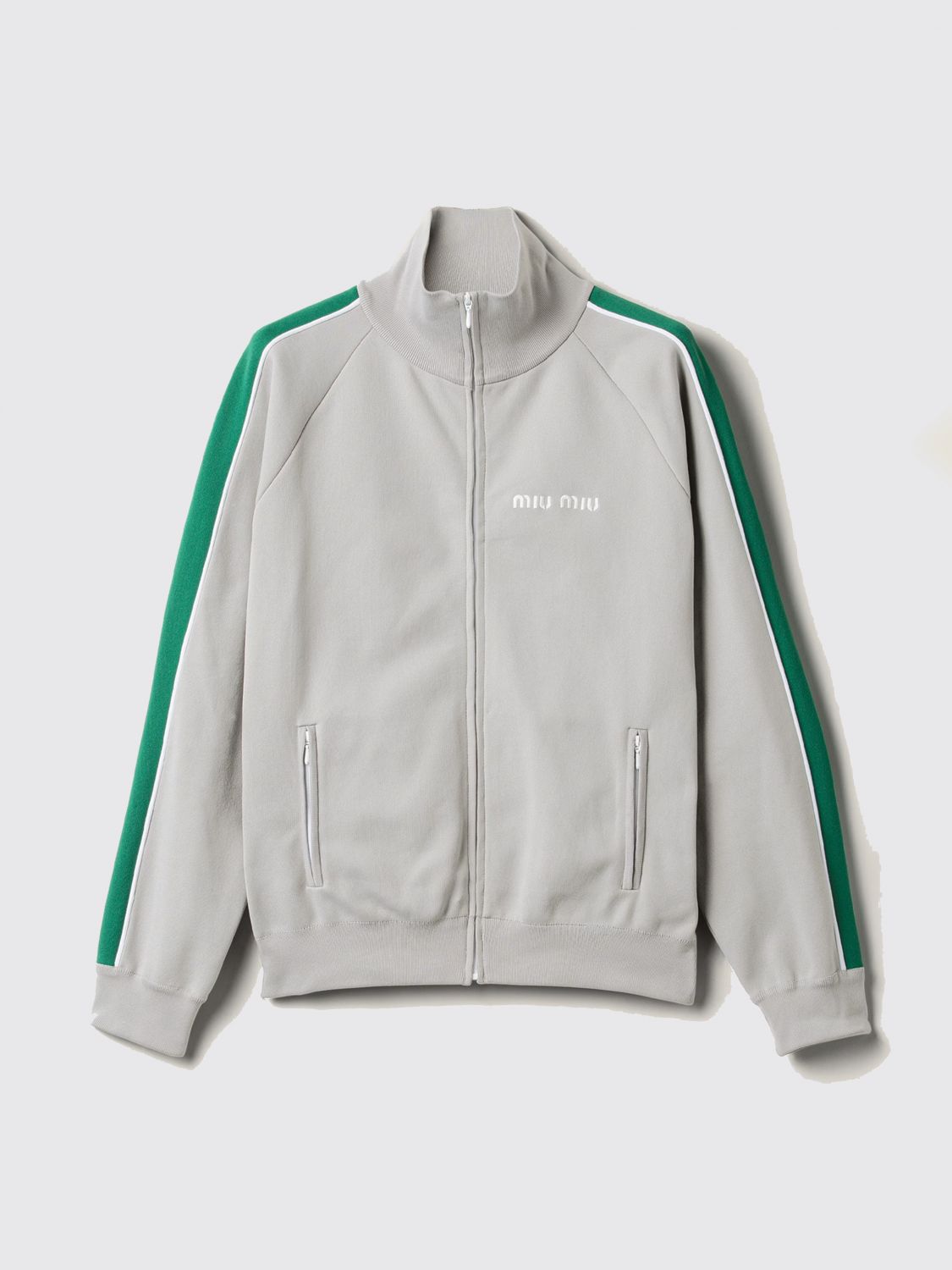Miu Miu Sweatshirt Woman Grey MIU MIU